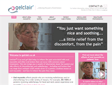 Tablet Screenshot of gelclair.co.uk