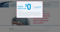 Desktop Screenshot of gelclair.com